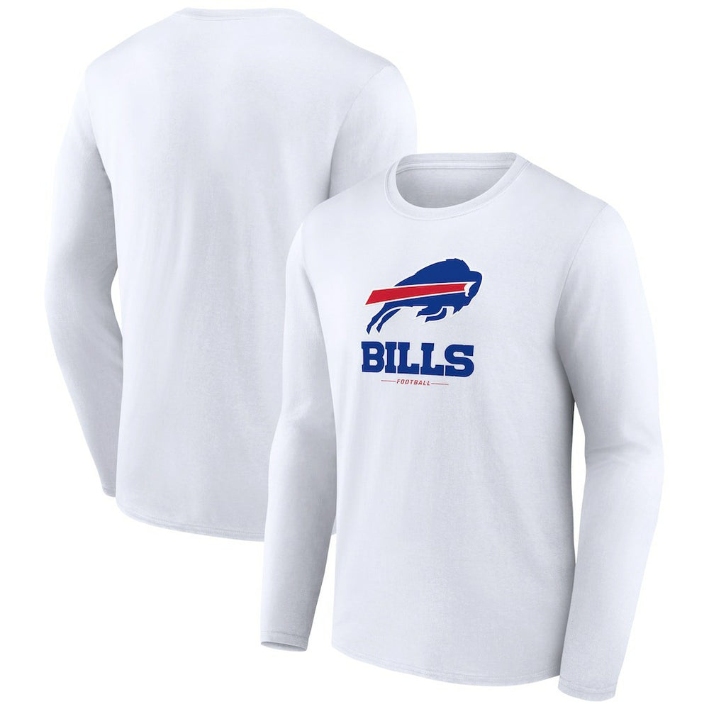 Buffalo Bills  Logo Team Lockup Long Sleeve T-Shirt