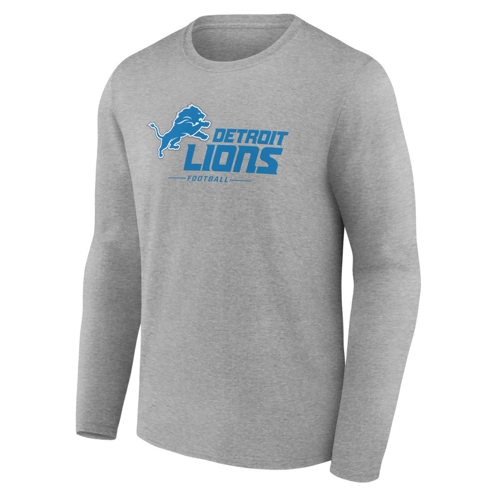 Detroit Lions  Logo Team Lockup Long Sleeve T-Shirt
