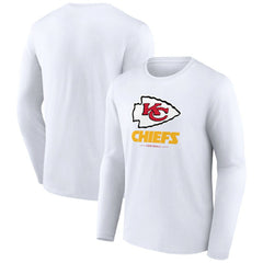 Kansas City Chiefs  Logo Team Lockup Long Sleeve T-Shirt