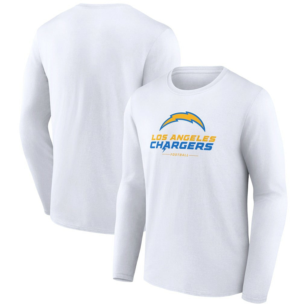 Los Angeles Chargers  Logo Team Lockup Long Sleeve T-Shirt