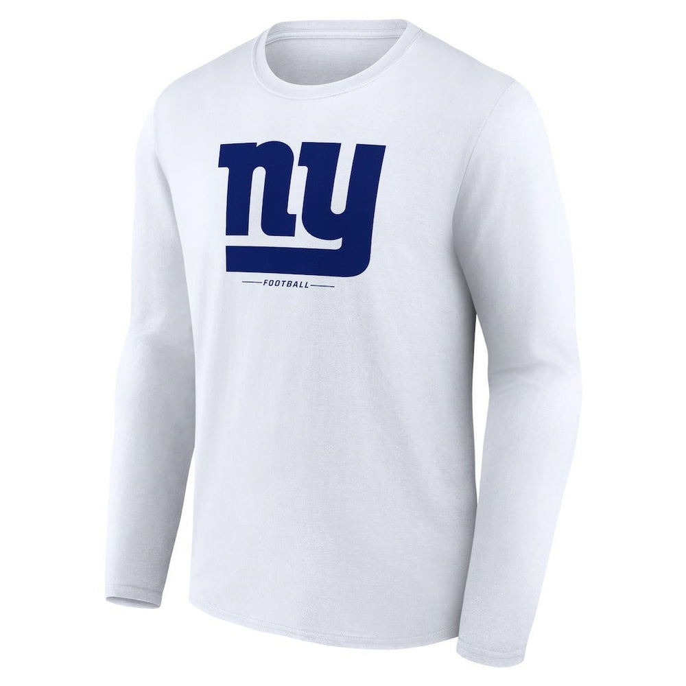 New York Giants  Logo Team Lockup Long Sleeve T-Shirt