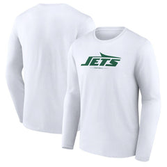 New York Jets  Logo Team Lockup Long Sleeve T-Shirt