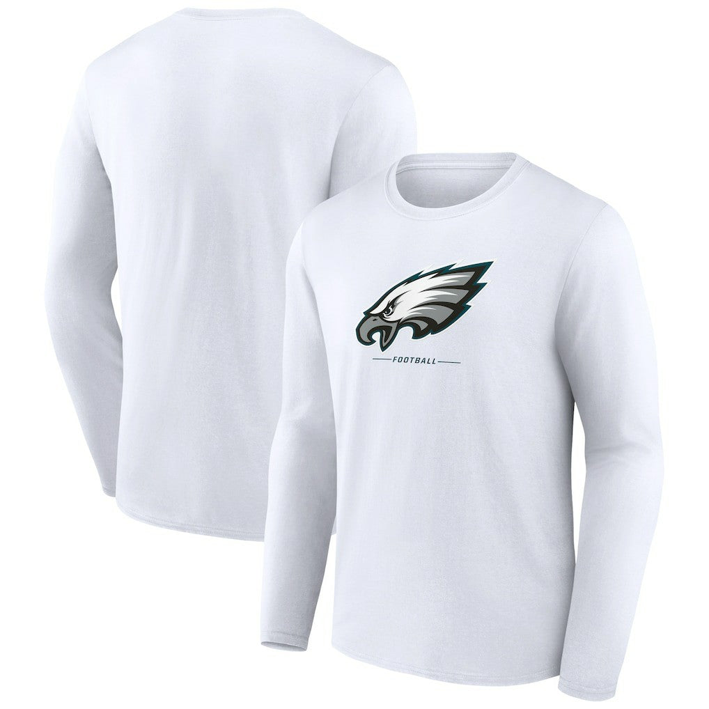 Philadelphia Eagles  Logo Team Lockup Long Sleeve T-Shirt