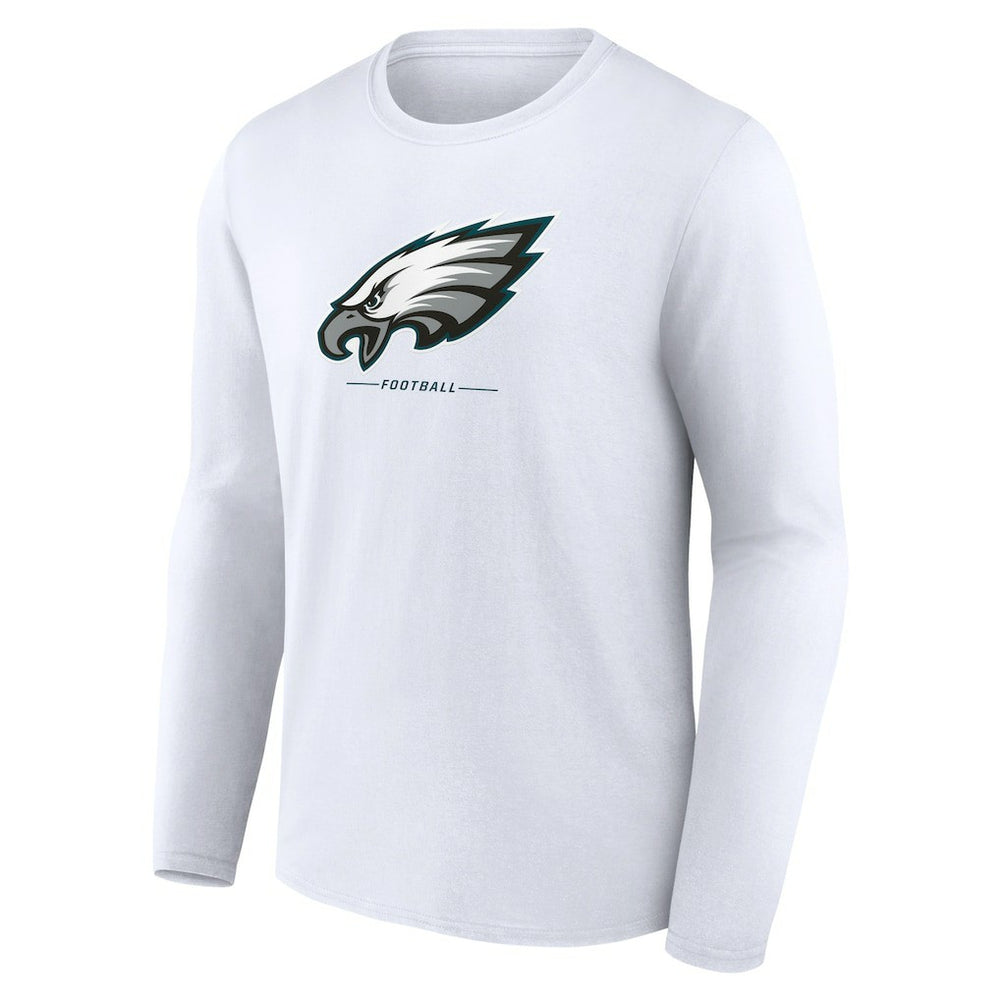 Philadelphia Eagles  Logo Team Lockup Long Sleeve T-Shirt