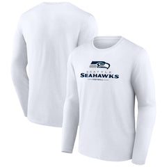 Seattle Seahawks  Logo Team Lockup Long Sleeve T-Shirt