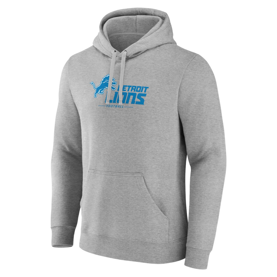 Detroit Lions  Primary Logo Team Lockup Fitted Pullover Hoodie