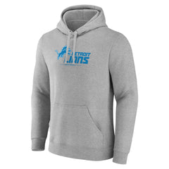 Detroit Lions  Primary Logo Team Lockup Fitted Pullover Hoodie