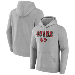 San Francisco 49ers  Primary Logo Team Lockup Fitted Pullover Hoodie