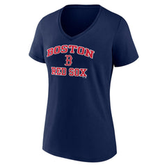 Boston Red Sox Women's Heart and Soul V-Neck T-Shirt | MLB Online