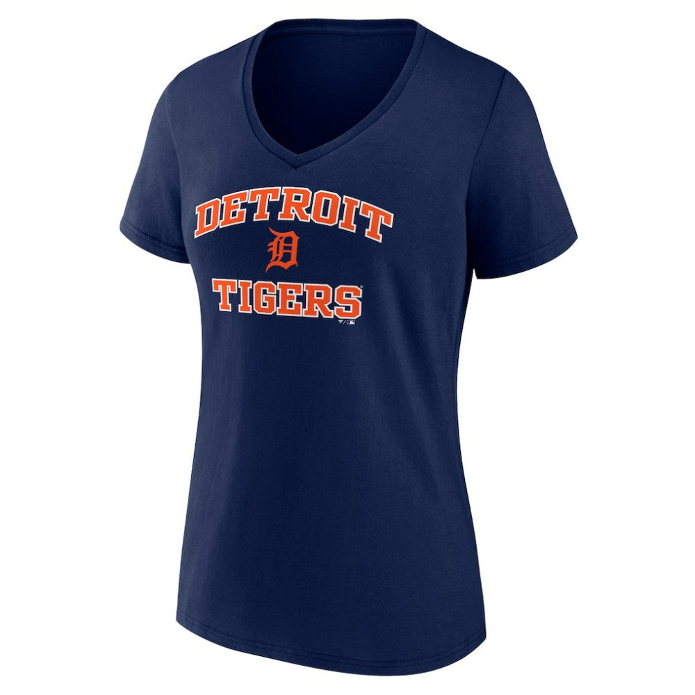 Detroit Tigers Women's Heart and Soul V-Neck T-Shirt | MLB For sale