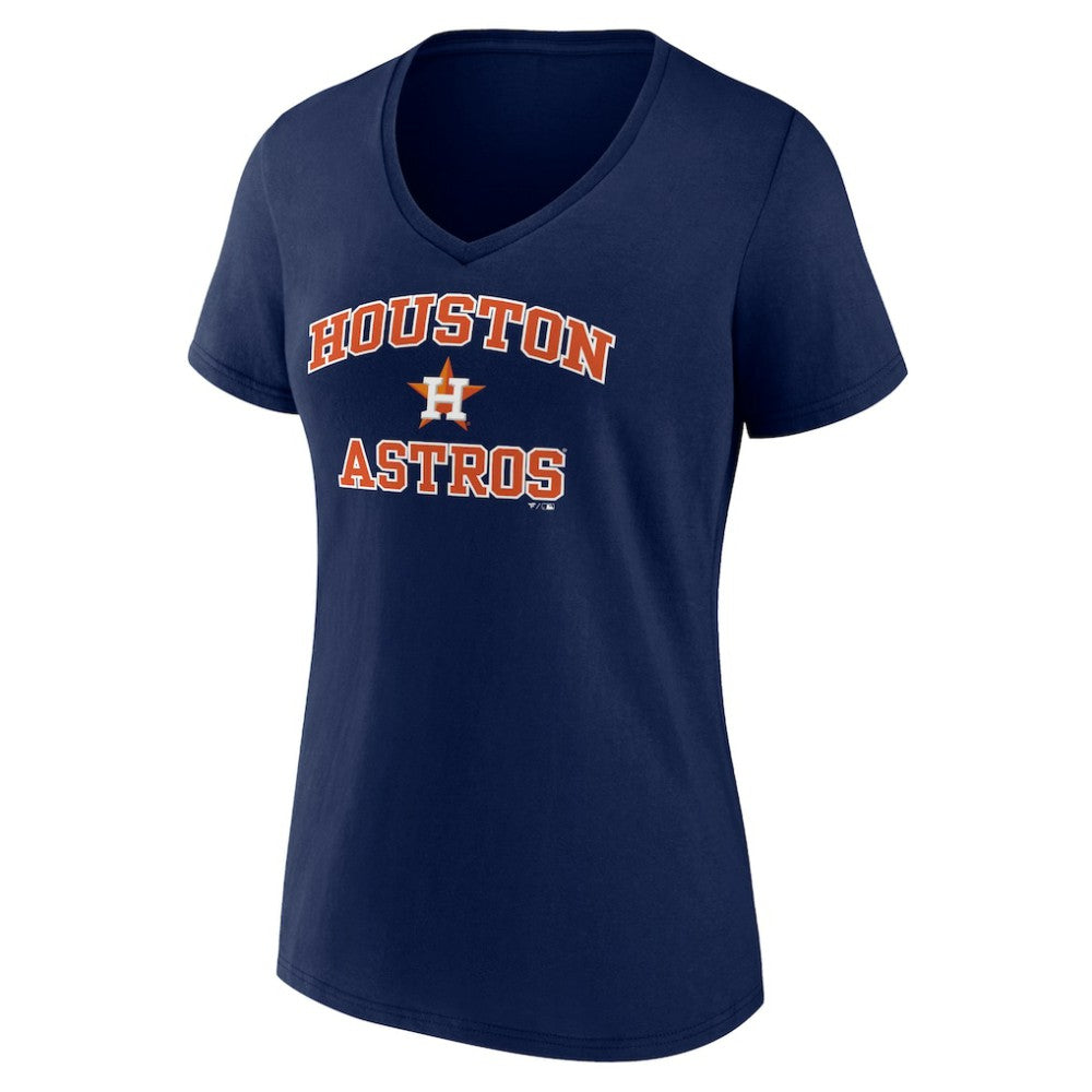 Houston Astros Women's Heart and Soul V-Neck T-Shirt | MLB Outlet