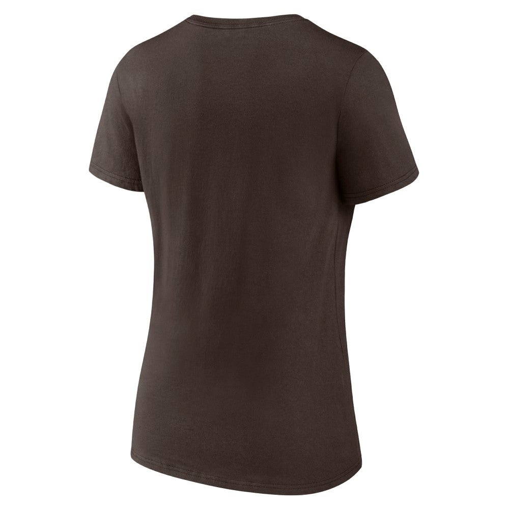 San Diego Padres Women's Heart and Soul V-Neck T-Shirt | MLB Shop