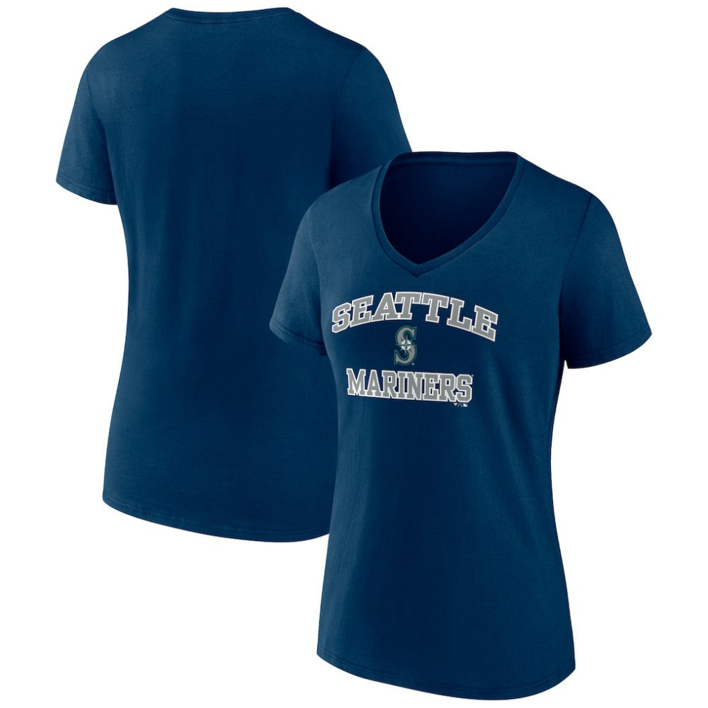 Seattle Mariners Women's Heart and Soul V-Neck T-Shirt | MLB Sale