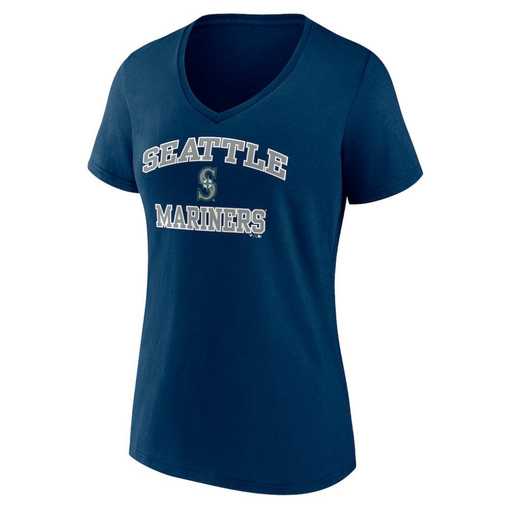 Seattle Mariners Women's Heart and Soul V-Neck T-Shirt | MLB Sale