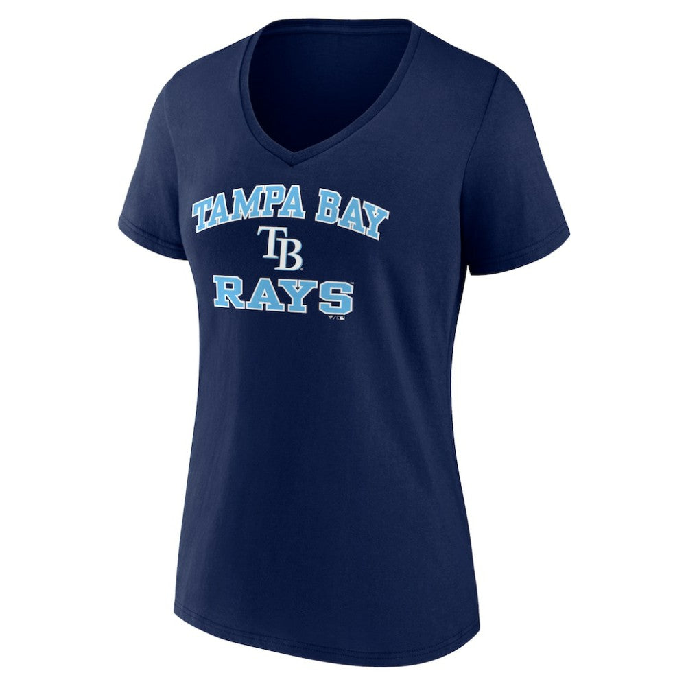 Tampa Bay Rays Women's Heart and Soul V-Neck T-Shirt | MLB Outlet