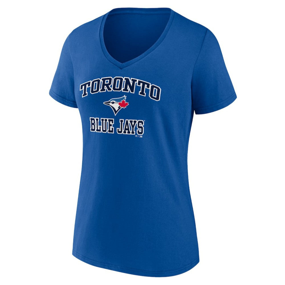 Toronto Blue Jays Women's Heart and Soul V-Neck T-Shirt | MLB Online