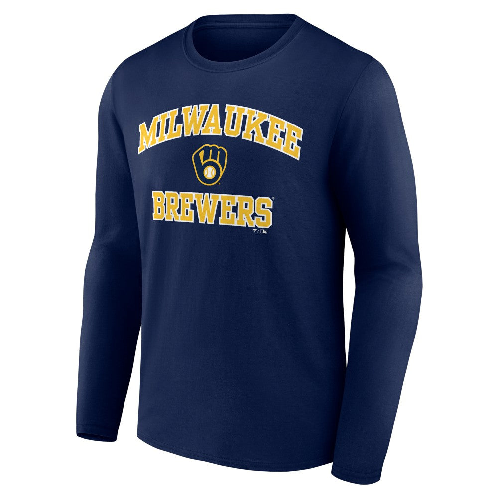 Milwaukee Brewers Heart and Soul Long Sleeve T-Shirt | MLB On Sale