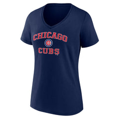 Chicago Cubs Women's Heart and Soul V-Neck T-Shirt | MLB Near me