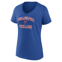 Philadelphia Phillies Women's Heart and Soul V-Neck T-Shirt | MLB New