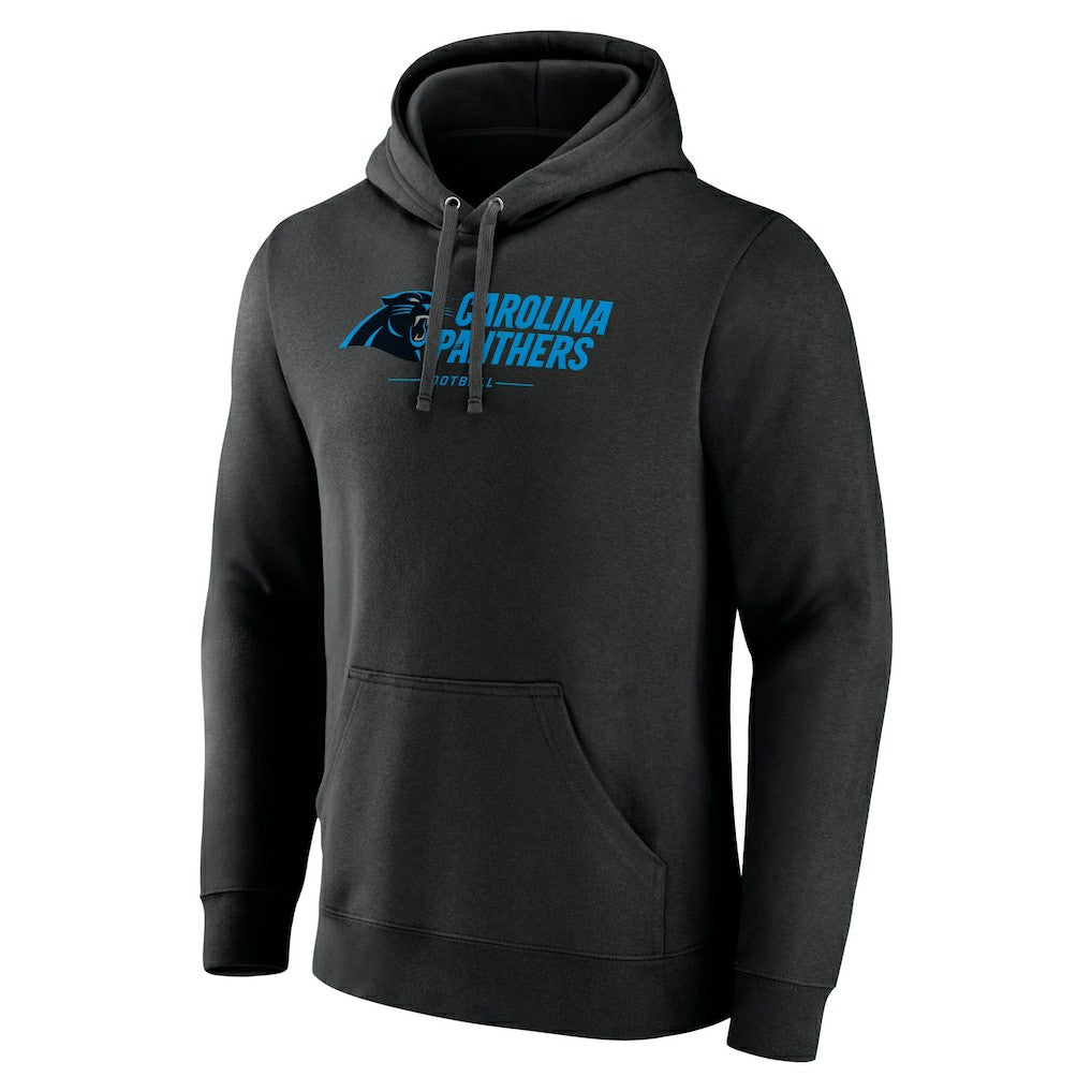 Carolina Panthers  Logo Team Lockup Fitted Pullover Hoodie