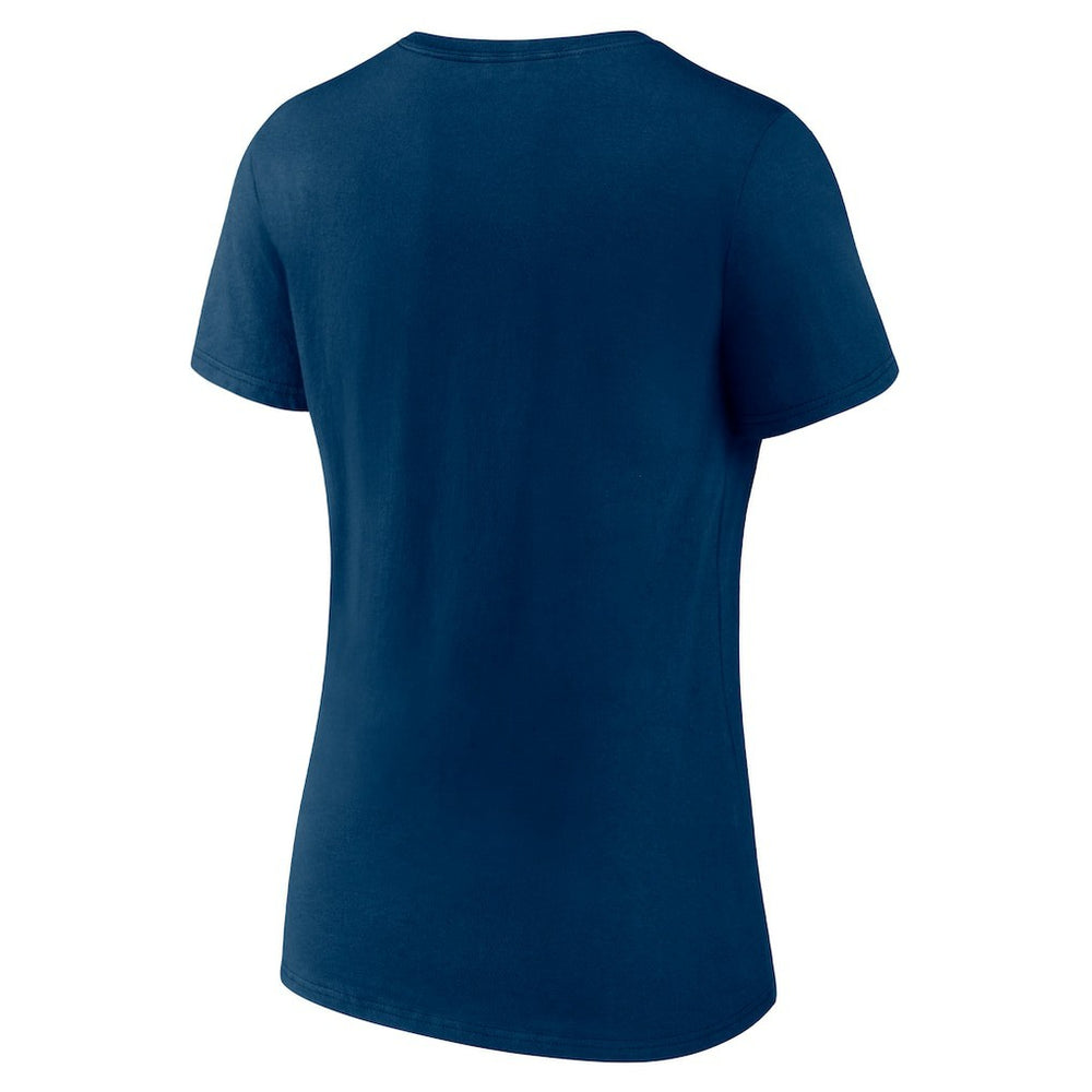 Chicago Bears  Women's Logo Team Lockup V-Neck T-Shirt