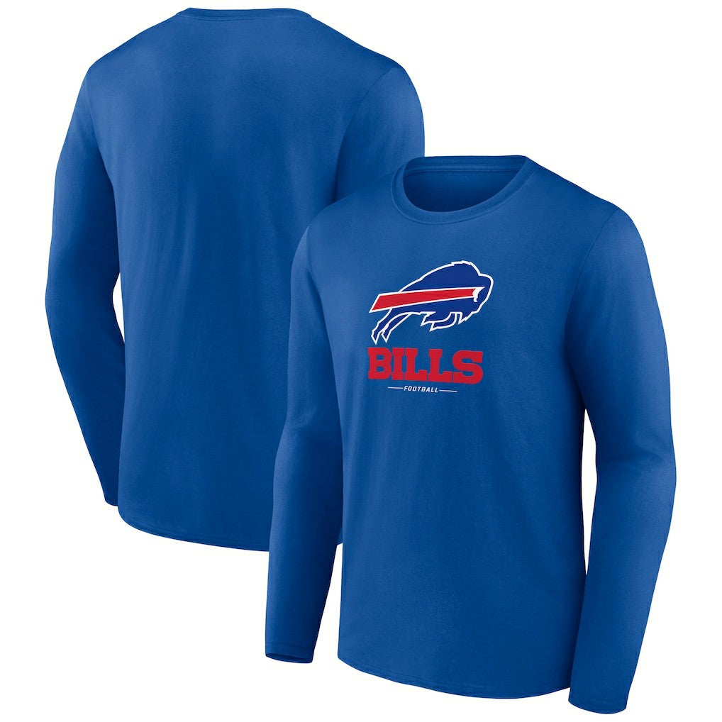 Buffalo Bills  Logo Team Lockup Long Sleeve T-Shirt