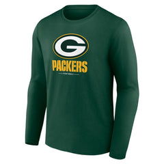 Green Bay Packers  Logo Team Lockup Long Sleeve T-Shirt