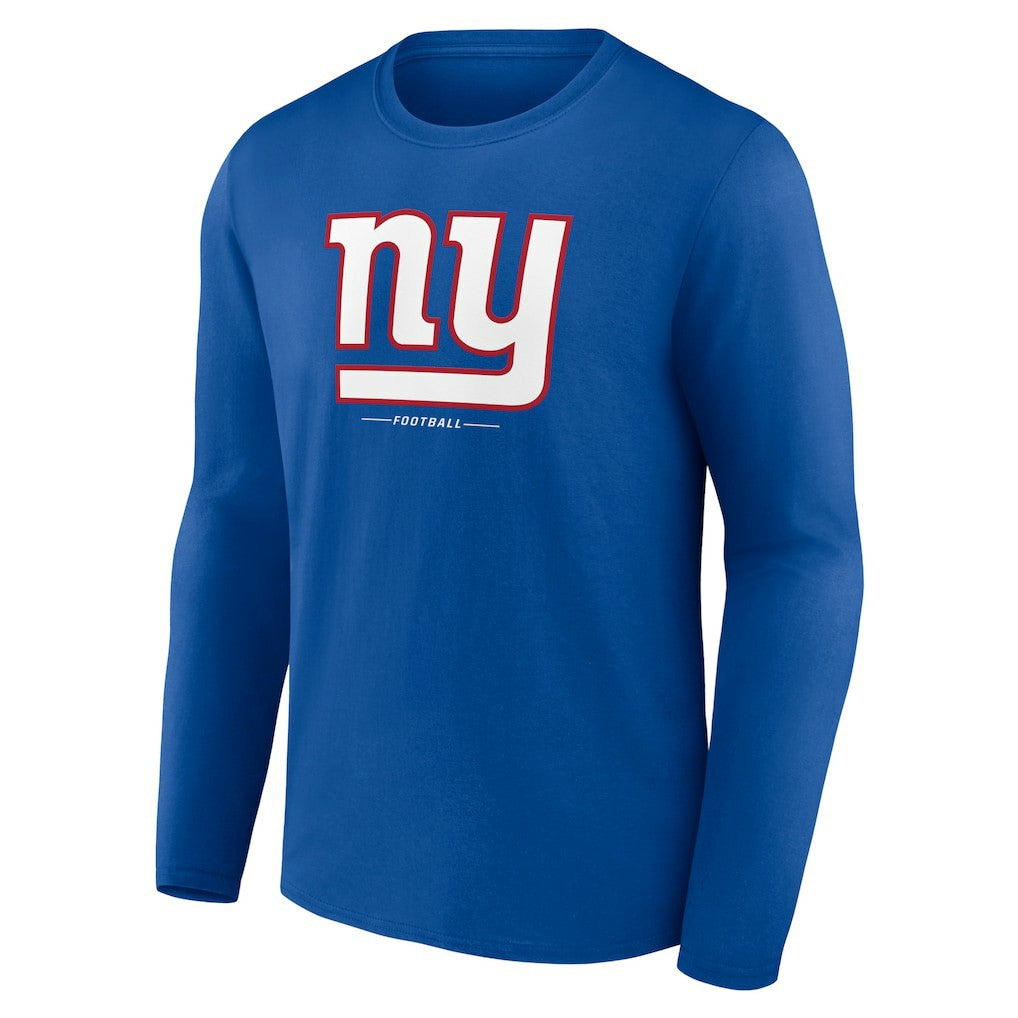New York Giants  Logo Team Lockup Long Sleeve T-Shirt
