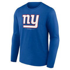 New York Giants  Logo Team Lockup Long Sleeve T-Shirt