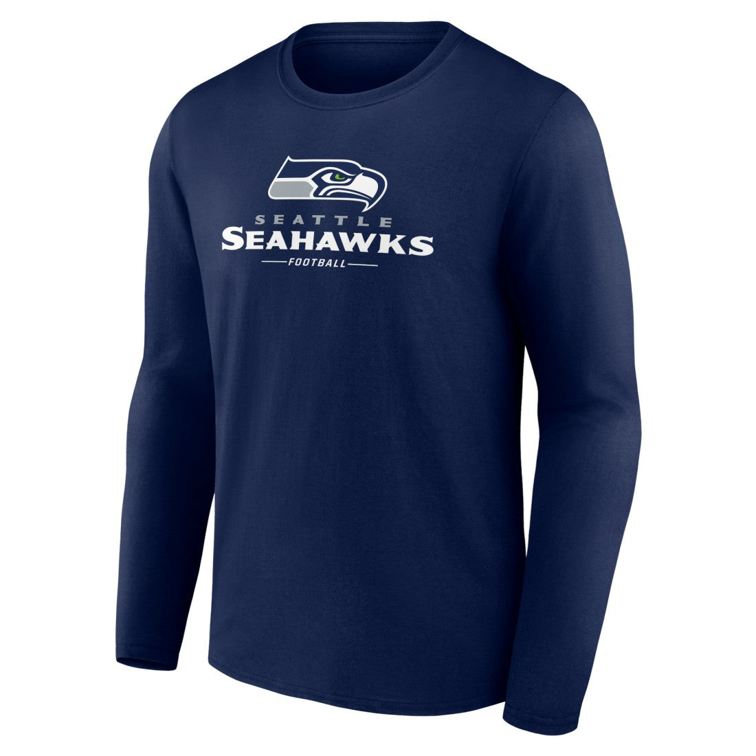 Seattle Seahawks  Logo Team Lockup Long Sleeve T-Shirt