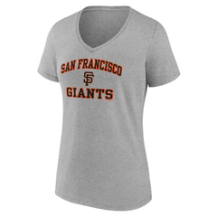San Francisco Giants Women's Heart and Soul V-Neck T-Shirt | MLB On Sale