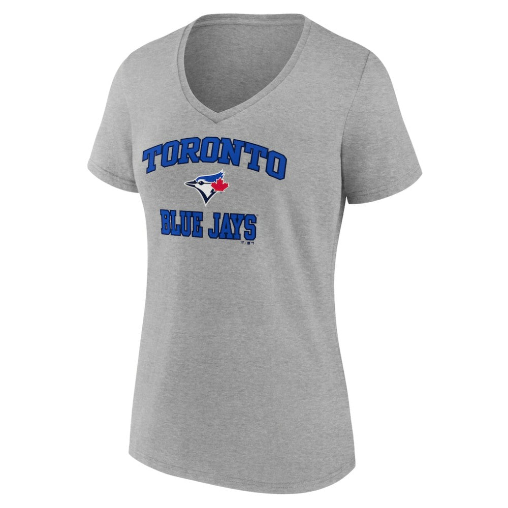 Toronto Blue Jays Women's Heart and Soul V-Neck T-Shirt | MLB New