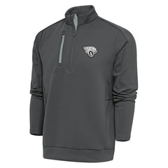 Jacksonville Jaguars  Antigua Metallic Logo Generation Quarter-Zip Pullover Top