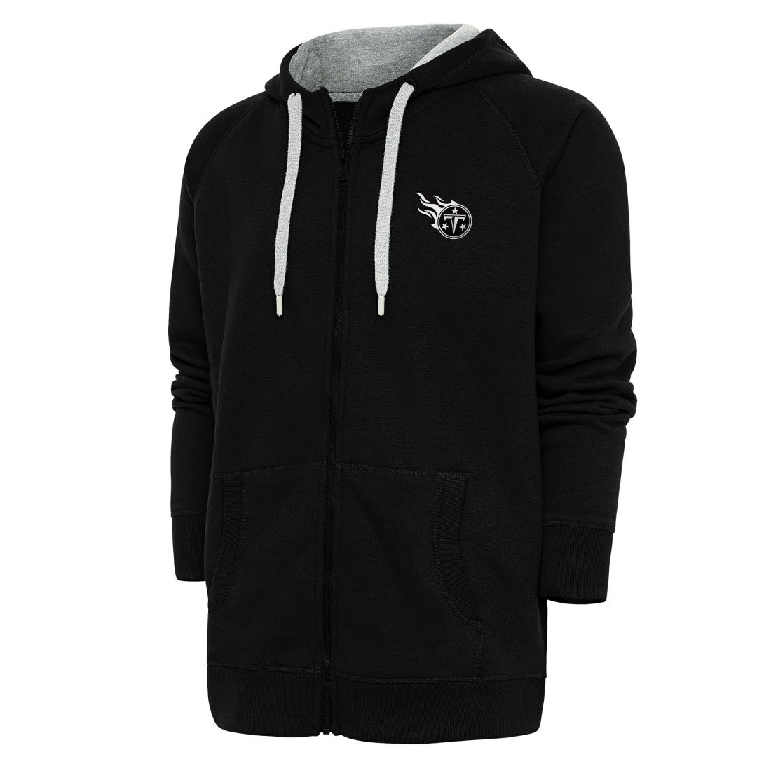 Tennessee Titans  Antigua Metallic Logo Victory Full-Zip Hoodie