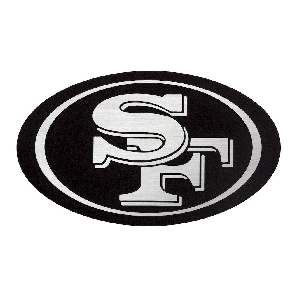 San Francisco 49ers  Antigua Metallic Logo Victory Pullover Hoodie