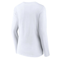 Indianapolis Colts  Women's Logo Team Lockup Long Sleeve V-Neck T-Shirt