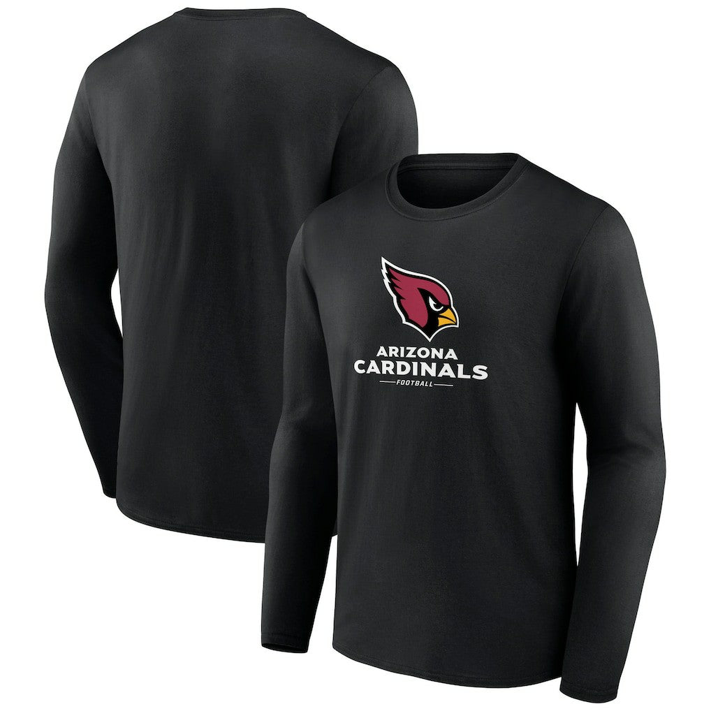 Arizona Cardinals  Logo Team Lockup Long Sleeve T-Shirt