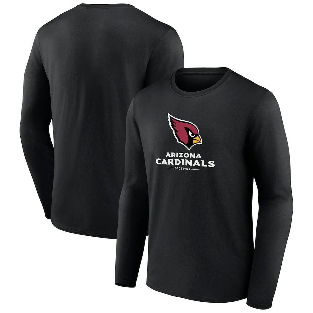 Arizona Cardinals  Logo Team Lockup Long Sleeve T-Shirt
