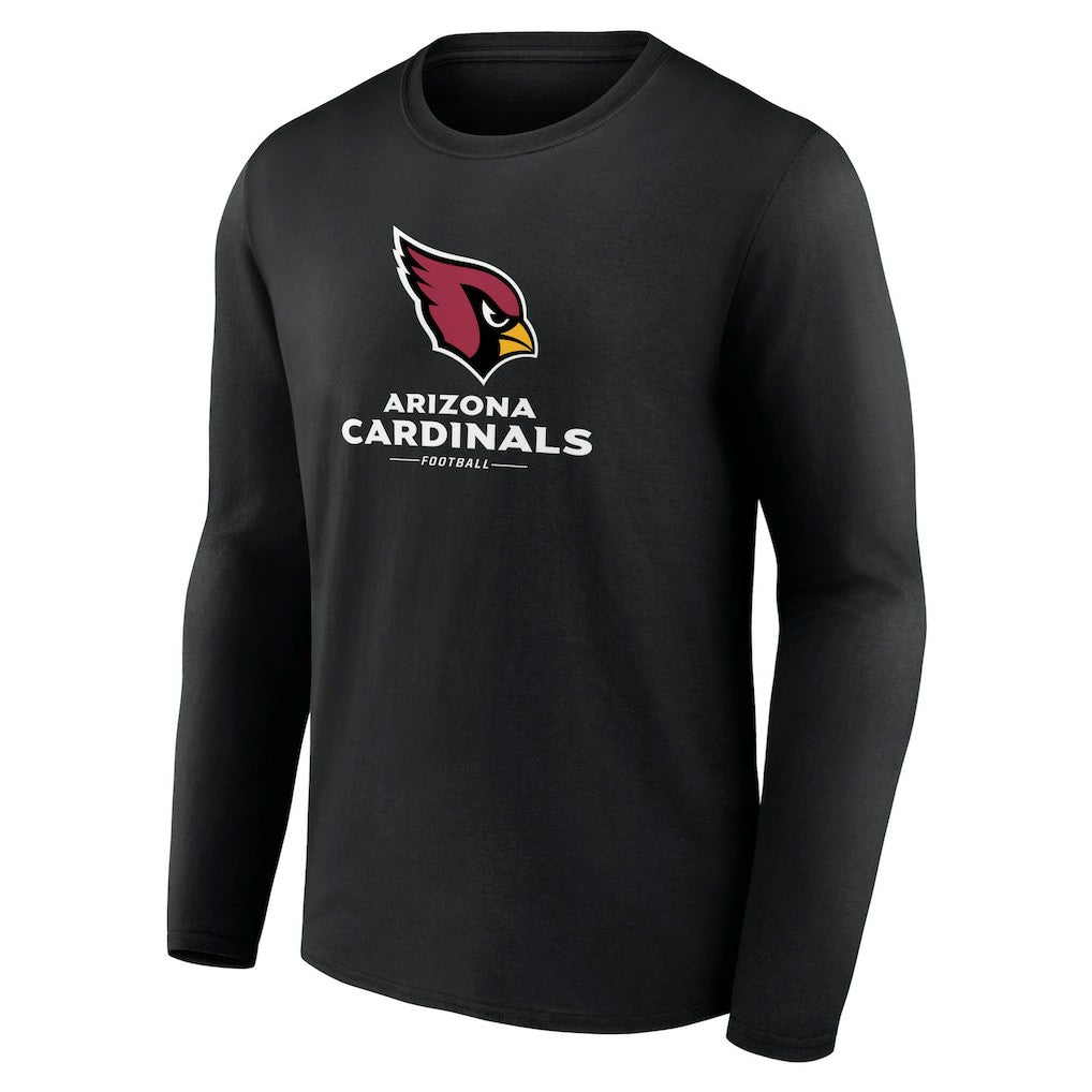 Arizona Cardinals  Logo Team Lockup Long Sleeve T-Shirt