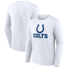 Indianapolis Colts  Logo Team Lockup Long Sleeve T-Shirt