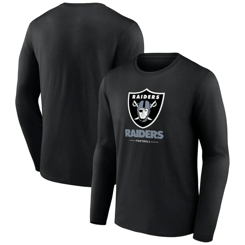 Las Vegas Raiders  Logo Team Lockup Long Sleeve T-Shirt