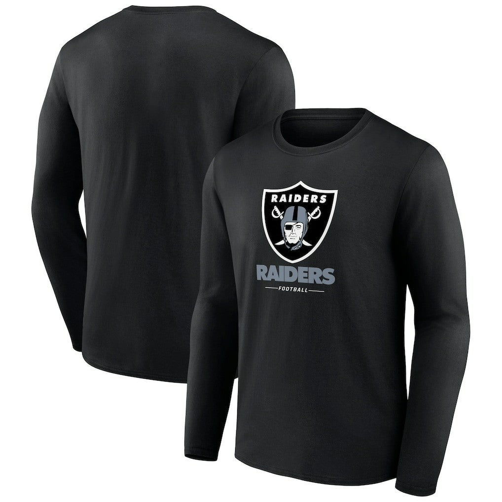 Las Vegas Raiders  Logo Team Lockup Long Sleeve T-Shirt