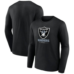 Las Vegas Raiders  Logo Team Lockup Long Sleeve T-Shirt