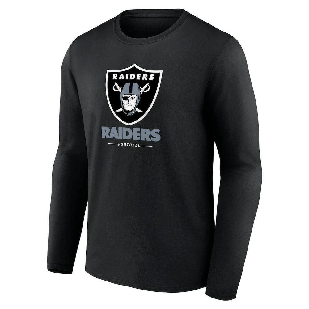 Las Vegas Raiders  Logo Team Lockup Long Sleeve T-Shirt