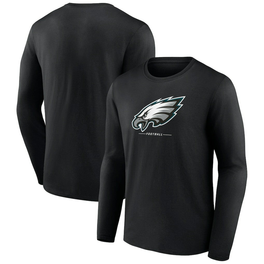 Philadelphia Eagles  Logo Team Lockup Long Sleeve T-Shirt