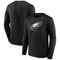 Philadelphia Eagles  Logo Team Lockup Long Sleeve T-Shirt