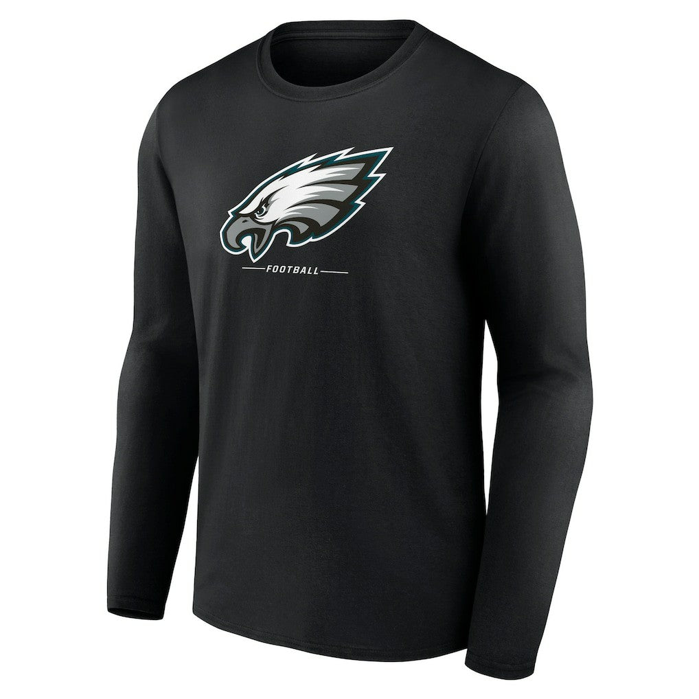 Philadelphia Eagles  Logo Team Lockup Long Sleeve T-Shirt