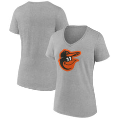 Baltimore Orioles Women's Official Logo V-Neck T-Shirt | MLB On Sale