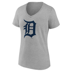 Detroit Tigers Women's Official Logo V-Neck T-Shirt | MLB US