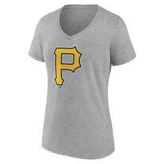Pittsburgh Pirates Women's Official Logo V-Neck T-Shirt | MLB Discount